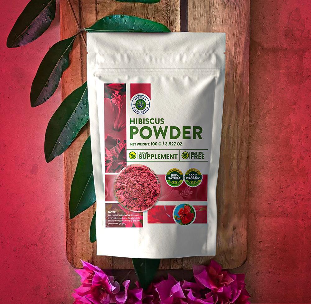 Hibiscus Powder for Tea, Skin & Hair Moisture!