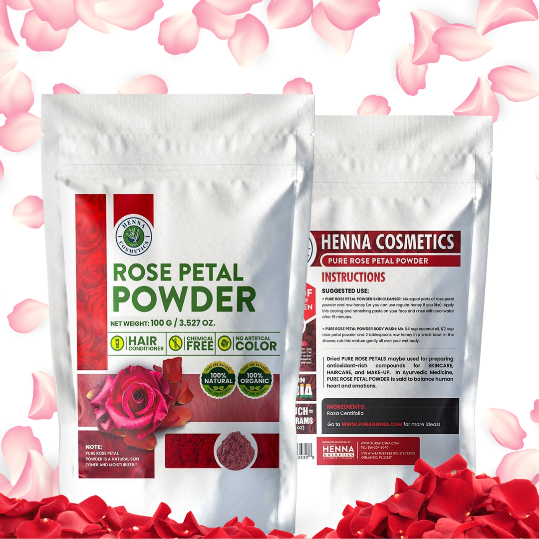 Rose Petals: Nourish your hair with Pure, Organic Ingredients