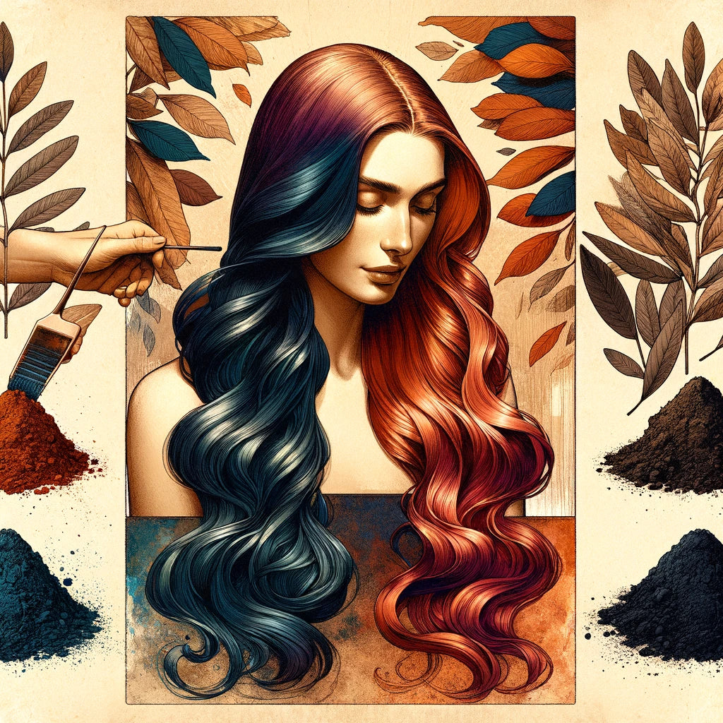 The Vibrant Blend: Harnessing Indigo and Henna for Natural Hair Dyeing