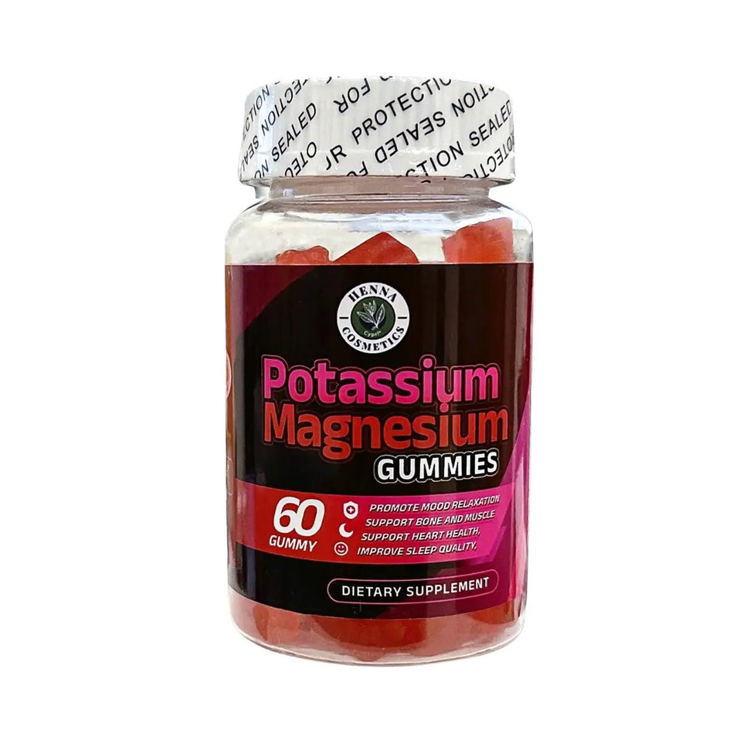 Potassium Magnesium 60-Gummies Dietary Supplement - Henna Cosmetics