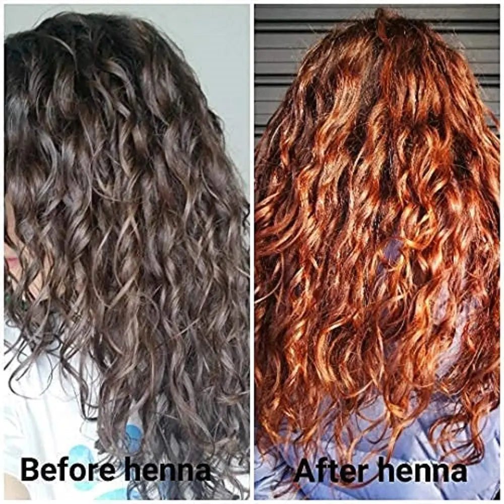 Pure Henna Powder For Hair Dye 50 Grams (1.76 Oz) Color: Brown, Red - Henna Cosmetics