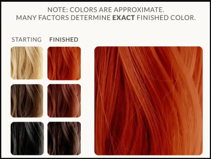 Pure Henna Powder Hair Dye 100 Grams (3.52  oz.) Color: Brown, Red - Henna Cosmetics