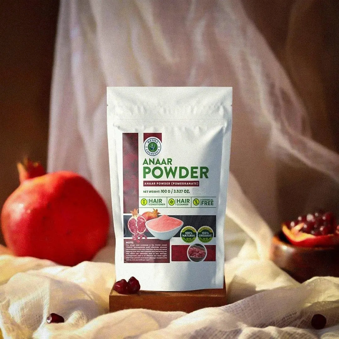Pomegranate Peel Powder (Anaar) 100 Grams (3.53 oz.) For Masks & Scrubs