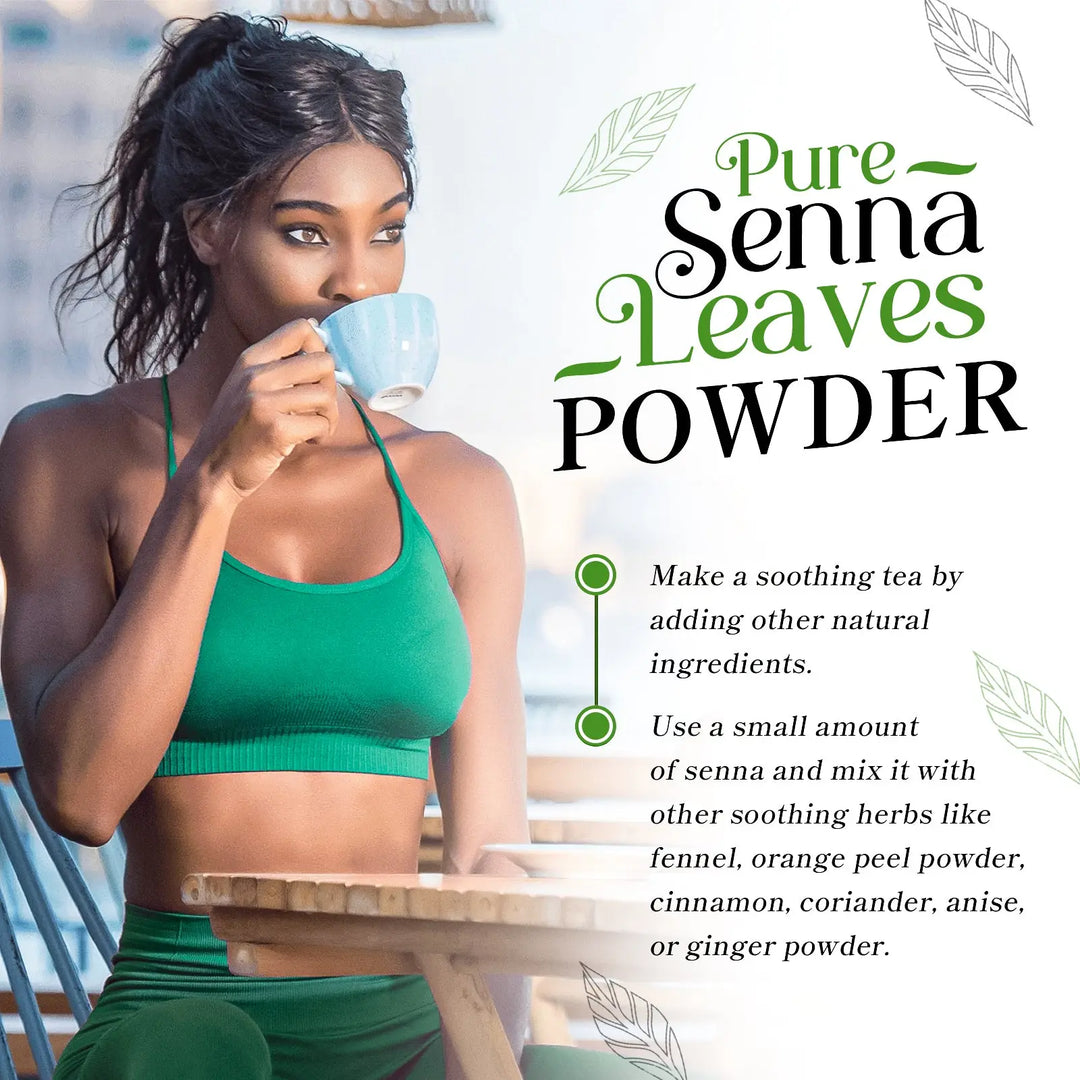 Senna Leaves Powder 100 Grams (3.53 oz.) Herbal Supplement
