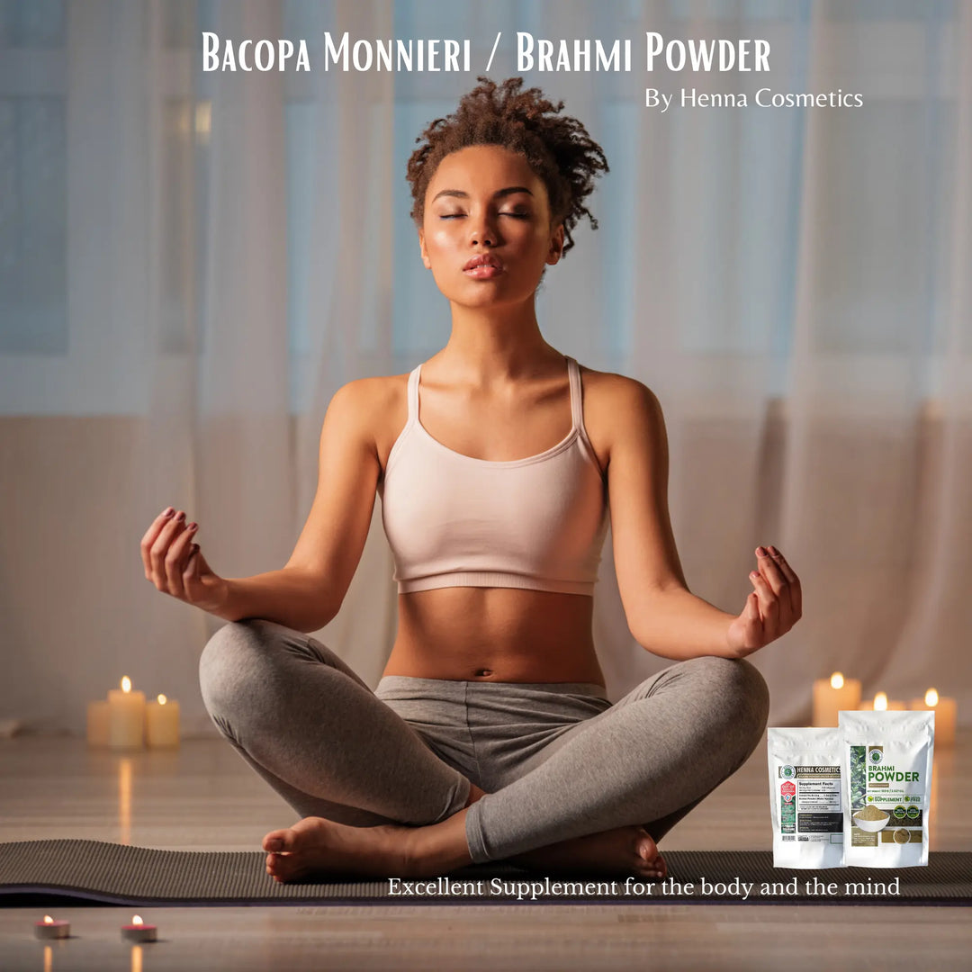 Brahmi Powder 200 Grams (7.05 oz.) Herbal  Supplement