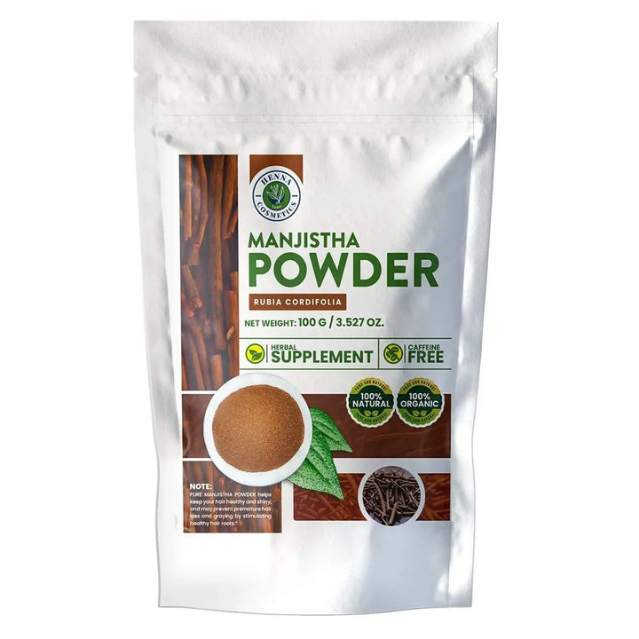 Manjistha Powder 100 Grams (3.53 oz.) Herbal Supplement