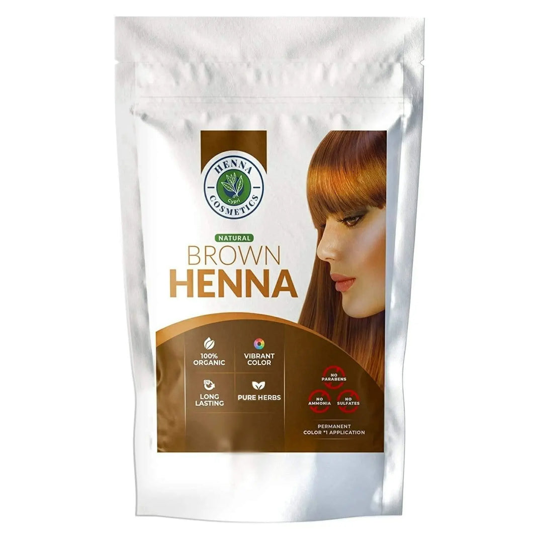 Black, Brown, Burgundy & Chestnut Henna Hair Dye  Mix | 50 Grams (1.7 oz.) | 100% Natural Hair Coloring