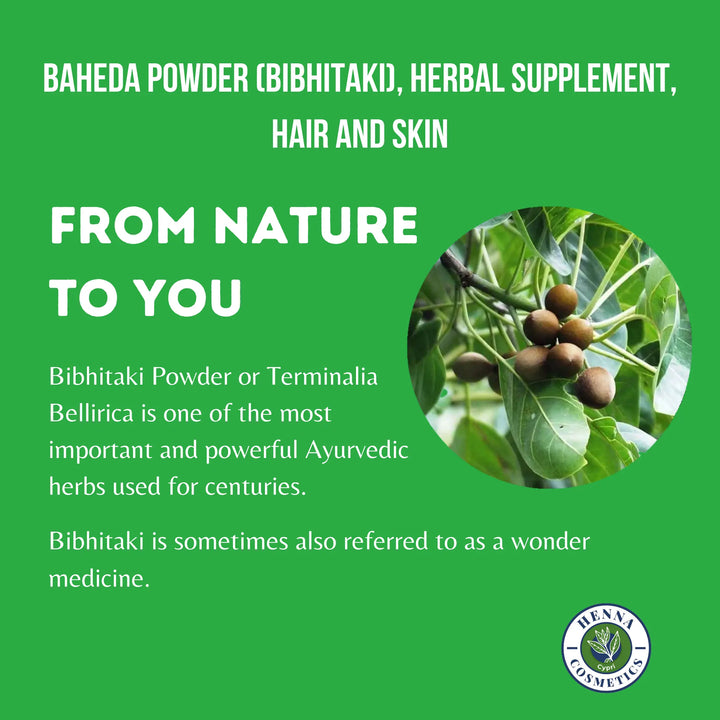 Baheda Powder 100 Grams (3.5 oz.) Hair and Skin Supplement