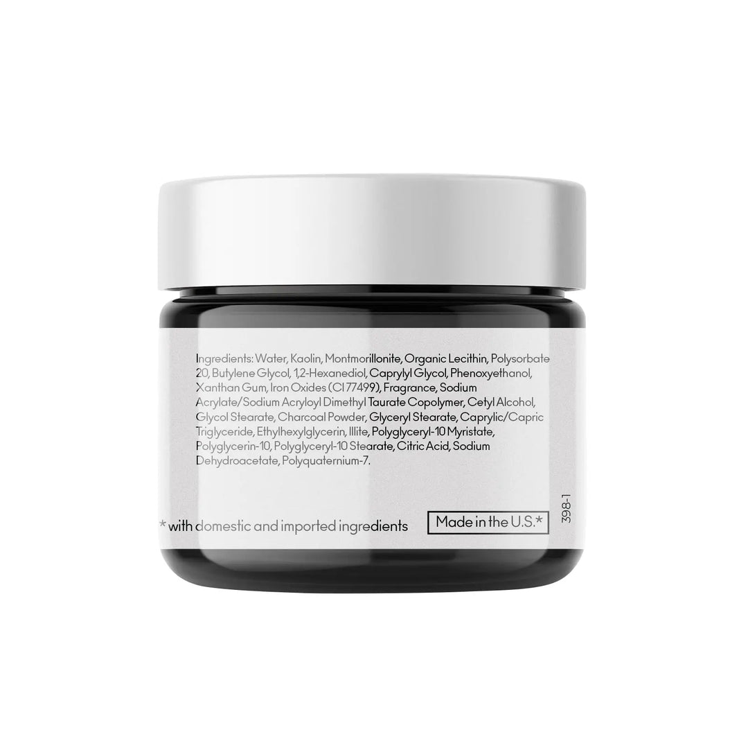 Detoxifying Charcoal Mask - Deep Cleanser for Face and Body - 2 oz.